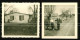 2x Orig. Foto 1957 Bellin Lammershagen / LK Pinneberg, Schleswig-Holstein, Ortspartie, Haus Landruhe - Pinneberg