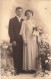 NOCES - Un Couple Pris En Photo Lors De Son Mariage - Carte Postale Ancienne - Nozze