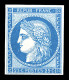 ** N°4d, 25c Bleu, Impression De 1862, Fraîcheur Postale. SUP (certificat)  Qualité: ** - 1849-1850 Cérès
