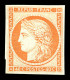 ** N°5g, 40c Orange, Impression De 1862, Fraîcheur Postale. SUP (certificat)  Qualité: ** - 1849-1850 Cérès