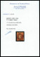 O N°7c, 1F Vermillon Foncé, Oblitération Grille Légère, Très Jolie Pièce. SUP. R.R. (signé Brun/certificats)  Qualité: O - 1849-1850 Cérès