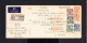 K594-MALAYA-MALACCA.-AIRMAIL REGISTERED COVER PARIT BUNTAR To KARAIKUDI (india).1950.BRITISH Colonies.envelope RECOMMAND - Malaya (British Military Administration)