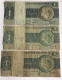 Brasil Banknotes Lot 1 Y 5 Cruzeiros (9), 1980, P 191/2, Diferentes Firmas. - Brésil