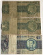 Brasil Banknotes Lot 1 Y 5 Cruzeiros (9), 1980, P 191/2, Diferentes Firmas. - Brésil