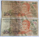 Brasil Banknotes 100 Novos Cruzados (2), 1990, P 220. - Brésil