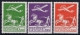 DENMARK: Airmail Mi Nr 143 - 145 , Fa 213 - 215 MH/* Falz. - Poste Aérienne