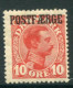 DENMARK 1919 Postal Ferry Parcels 10 Øre LHM / *. Michel 1 - Pacchi Postali