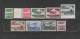 Czechoslovakia 1930 MNH ** Mi 303-310, 407 Sc C 10-17, C10x Airmail Flugpost Airpost. Aircrafts.Tschechoslowakei - Unused Stamps