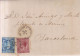 Año 1876 Edifil 175-188 Carta  Matasellos San Feliu Guixols Gerona - Covers & Documents