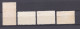 Chine 1952 La Serie Complete, 25 Ans De L'Armée Populaire De Libération, 4 Timbres . 184 à 187 - Gebraucht