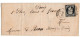 FRANCE- N°10 SEUL :LETTRE De NANCY Pour PARIS 1864-Utilisation Tardive !!!! BE - 1852 Louis-Napoleon