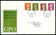 Great Britain 1968 FDC Pre-decimal Machins - 1952-1971 Pre-Decimal Issues