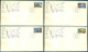 Canada 1988 FDC's (4) Exploration Scott 1199-1202 - 1981-1990