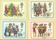 Great Britain 1978 Maximum Cards (4) Christmas - Cartas Máxima