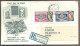 Great Britain 1960 Registeed FDC Europa CEPT From Bournemouth To Torino (Italy) - 1952-1971 Pre-Decimal Issues