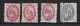 Tonga 1886 - 1892 King George Heads Perf 12 X 11.5 - 1d X 3 Mint Or Unused , 2d Used - Tonga (...-1970)