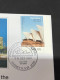 10-10-2023 (4 U 47) Sydney Opera House Celebrate 50th Anniversary (10-10-2023) FDI Cover - Cartas & Documentos