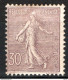 Francia 1903 Unif.133 */MVLH VF/F - 1903-60 Säerin, Untergrund Schraffiert