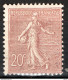 Francia 1903 Unif.131 **/MNH VF/F - 1903-60 Säerin, Untergrund Schraffiert