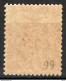 Francia 1884 Unif.99 **/MNH  VF/F - 1876-1898 Sage (Type II)
