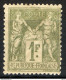 Francia 1876 Unif.82 */MH  VF/F - 1876-1898 Sage (Tipo II)