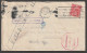 NEW ZEALAND 1d ADMIRAL BOXED "GONE NO ADDRESS" TELEPHONE SLOGAN - Cartas & Documentos