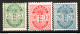 Danimarca 1895 Unif.35/37 **/MNH VF/F - Nuovi