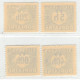 Slovaquie 1939 Mi P 1 Ex (Yv TT 1 Ex), (MH)* Trace De Charniere Propre, Gomme Ligné Verticalement - Ungebraucht