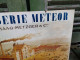 Rare Plaque Tole Publicitaire Bière Brasserie Meteor L. Haag-Metzger & Cie Holchfelden - Plaques En Tôle (après 1960)