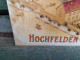 Delcampe - Rare Plaque Tole Publicitaire Bière Brasserie Meteor L. Haag-Metzger & Cie Holchfelden - Plaques En Tôle (après 1960)