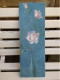 Tableau Huile Sur Toile Bouquet De Roses Sur Fond Bleu Signé Leray - Olieverf