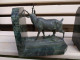 Delcampe - Paire De Serre-Livres Cerf Et Biche Patine Bronze Antique Animal Nature Chasse - Métal