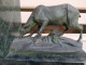 Delcampe - Paire De Serre-Livres Cerf Et Biche Patine Bronze Antique Animal Nature Chasse - Metallo