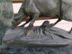 Delcampe - Paire De Serre-Livres Cerf Et Biche Patine Bronze Antique Animal Nature Chasse - Metal