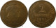 France - IIIe République - 2 Centimes Daniel-Dupuis 1901 - SUP/MS60 Red-brown - Fra4880 - 2 Centimes