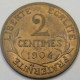 France - IIIe République - 2 Centimes Daniel-Dupuis 1904 - SUP+/MS62 Red-brown - Fra4882 - 2 Centimes