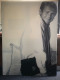 Peinture Huile Sur Toile Portrait De Steeve McQueen Par Claxton 1962 - Huiles
