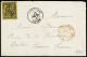 Lettre N°93 OBL GC 5104 + CAD "Shang-Haï Chine" (1879) Sur Lettre Pour Toulon. Jolie Pièce - 1876-1898 Sage (Tipo II)