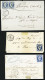 Lettre Saint Wit - 3 Lettres Dont 1 Paire Du N°14 OBL PC 3809 + CAD Type 15. TB - 1849-1876: Klassik