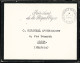 Lettre Env. De Deuil Avec OBL Mec "présidence République Paris" (10.1.1956) + Carte De Deuil De René Coty (suite Au Décè - Other & Unclassified