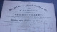XIX EME 1840  AUBIGNY SUR NERE RUE DU CHARBON GILBERT VELLUET ARTICLES POUR MEUBLES - 1800 – 1899