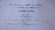 1842  PARIS 123 RUE SAINT HONORE HOTEL D ALIGRE LEBLANC TAILLEUR - 1800 – 1899