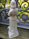 Ancienne Statue Jeanne D'Arc En Biscuit Porcelaine De France Fleur De Lys. - Sonstige & Ohne Zuordnung