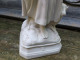 Delcampe - Ancienne Statue Jeanne D'Arc En Biscuit Porcelaine De France Fleur De Lys. - Autres & Non Classés