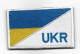 ECUSSON  PATCH  TISSU. UKRAINE . - Ecussons Tissu