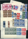 C 060  -   NU New York  :  Yv  1-43 + Av 1-4  **  Blocs De 4 En Général Coin De Feuille Avec Logo, Cote: 800 € - Unused Stamps