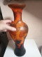 Vase Ancien Dans Le Gout De Gallé Hauteur 41 Cm - Vasen