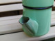 Delcampe - Ancienne Cafetière Emaillée Japy Vert Pastel Vintage - Otros & Sin Clasificación