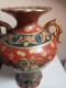 Delcampe - Vase Ancien Satsuma Hauteur 31 Cm Diamètre 20 Cm - Vasen