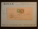 DC16 GUYANNE FRANCAISE BELLE LETTRE RARE 3 NOV.  1ER MAI 1879  STEAMER  FRANCAIS A BORDEAUX FRANCE +5C 30C COLONIES ++++ - Lettres & Documents
